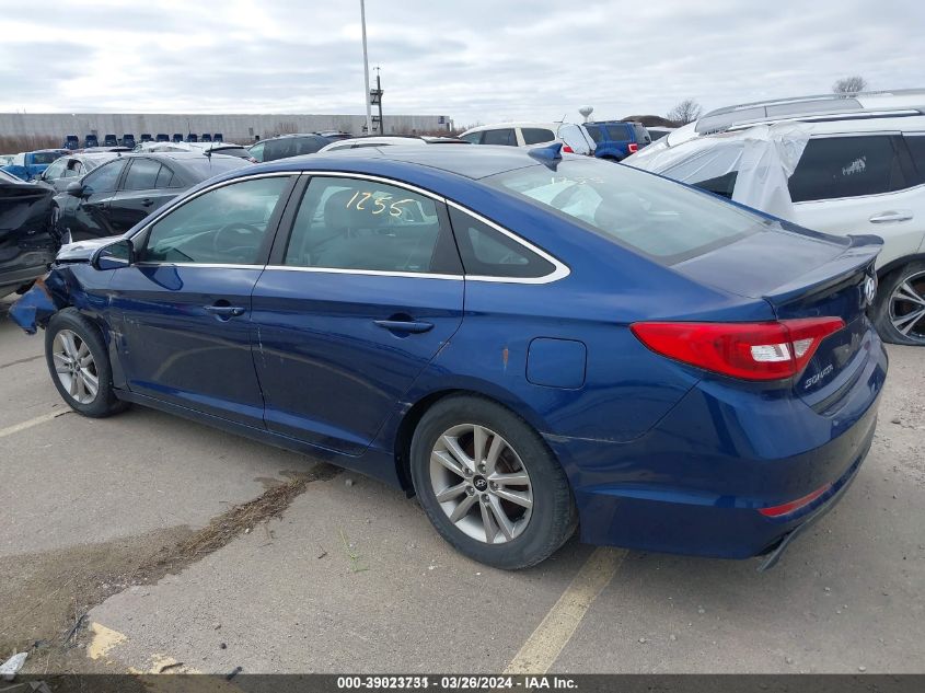 2017 Hyundai Sonata Se VIN: 5NPE24AF7HH540860 Lot: 39023731