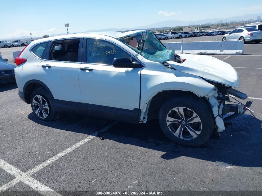 2017 Honda Cr-V Lx VIN: 2HKRW6H36HH215064 Lot: 39024078