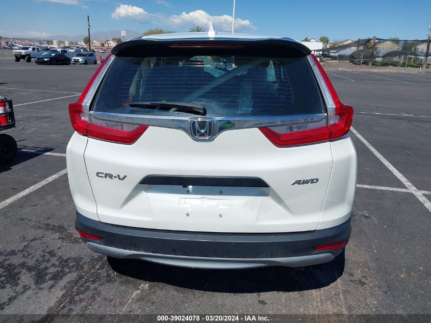 2017 Honda Cr-V Lx VIN: 2HKRW6H36HH215064 Lot: 39024078