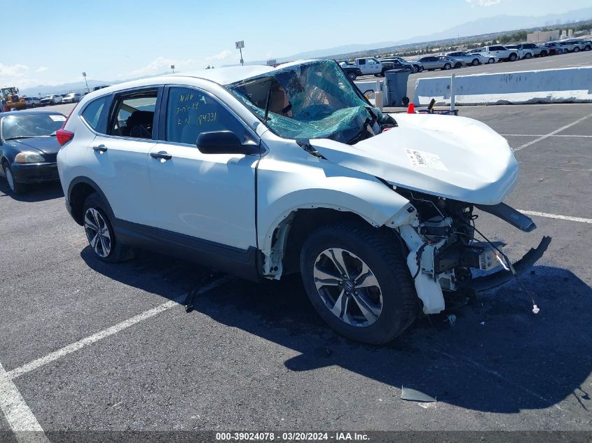 2017 Honda Cr-V Lx VIN: 2HKRW6H36HH215064 Lot: 39024078