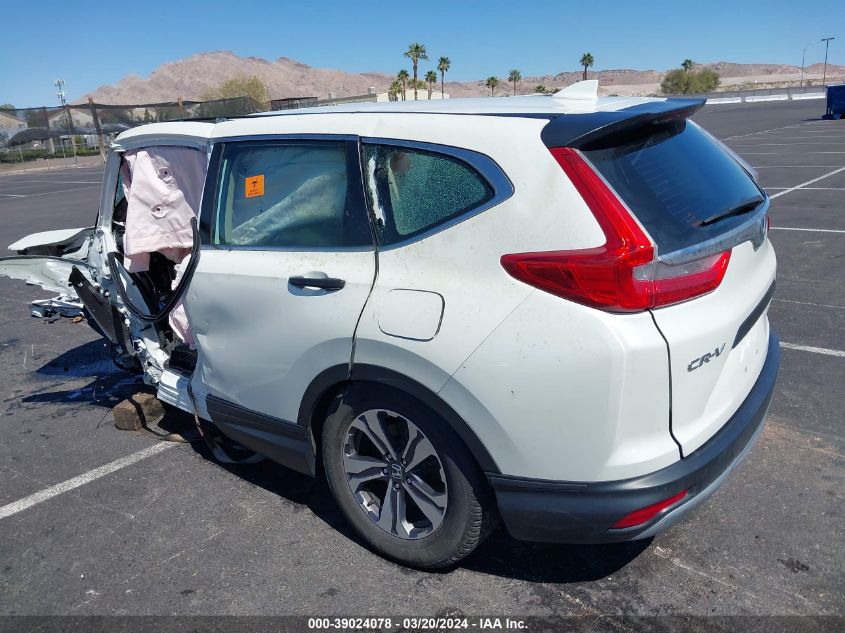 2017 Honda Cr-V Lx VIN: 2HKRW6H36HH215064 Lot: 39024078