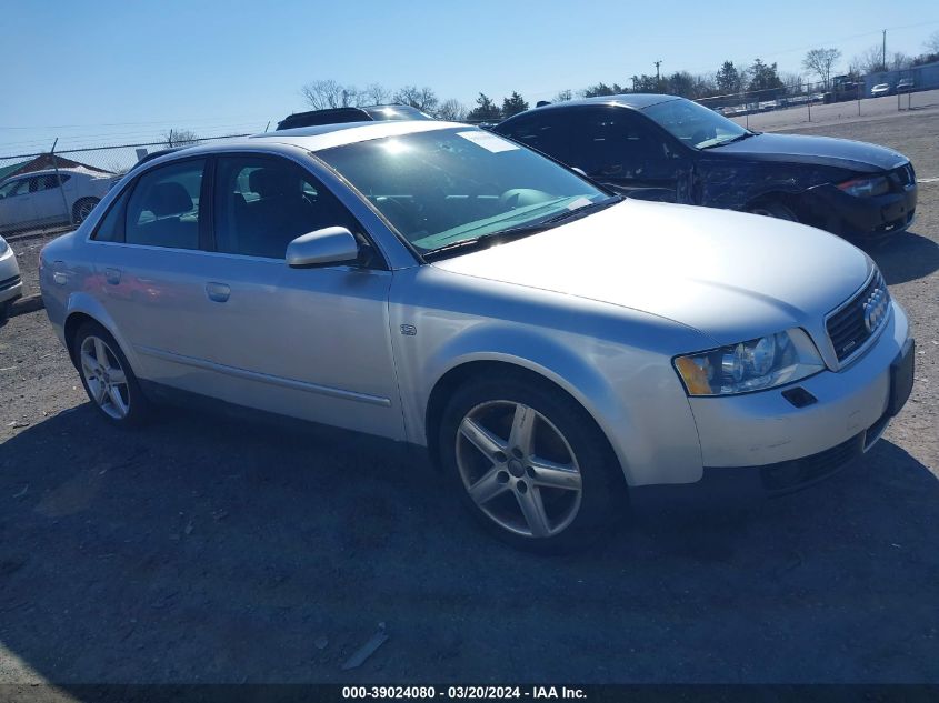 2003 Audi A4 3.0 VIN: WAULT68E33A226066 Lot: 39024080