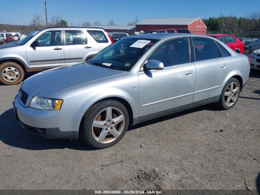 2003 Audi A4 3.0 VIN: WAULT68E33A226066 Lot: 39024080