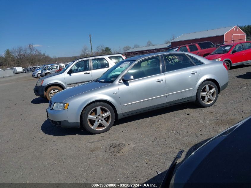 2003 Audi A4 3.0 VIN: WAULT68E33A226066 Lot: 39024080