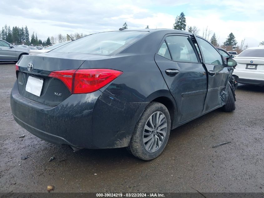 2018 Toyota Corolla Xle VIN: 5YFBURHE4JP819621 Lot: 39024219