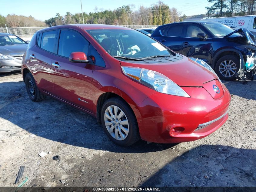 2013 Nissan Leaf S VIN: 1N4AZ0CP7DC413692 Lot: 39024255