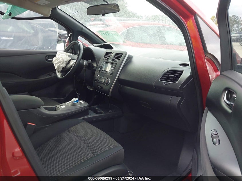 2013 Nissan Leaf S VIN: 1N4AZ0CP7DC413692 Lot: 39024255