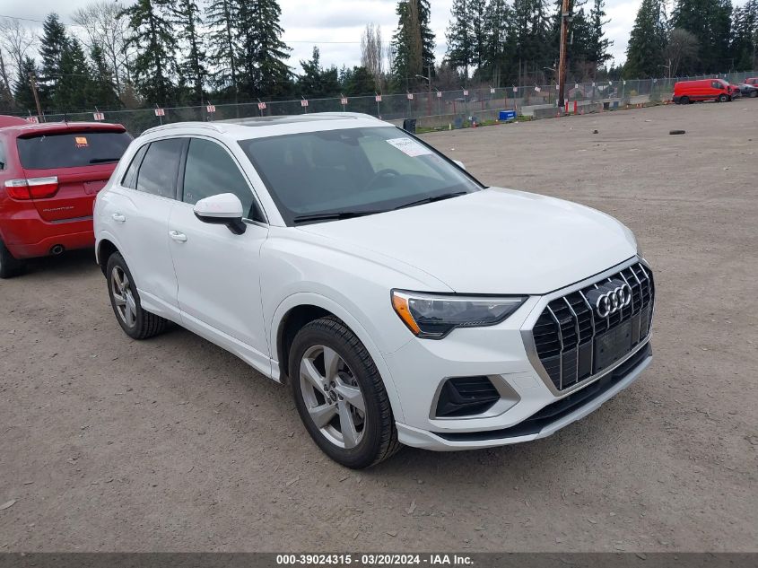 VIN WA1AUCF37M1095260 2021 AUDI Q3 no.1