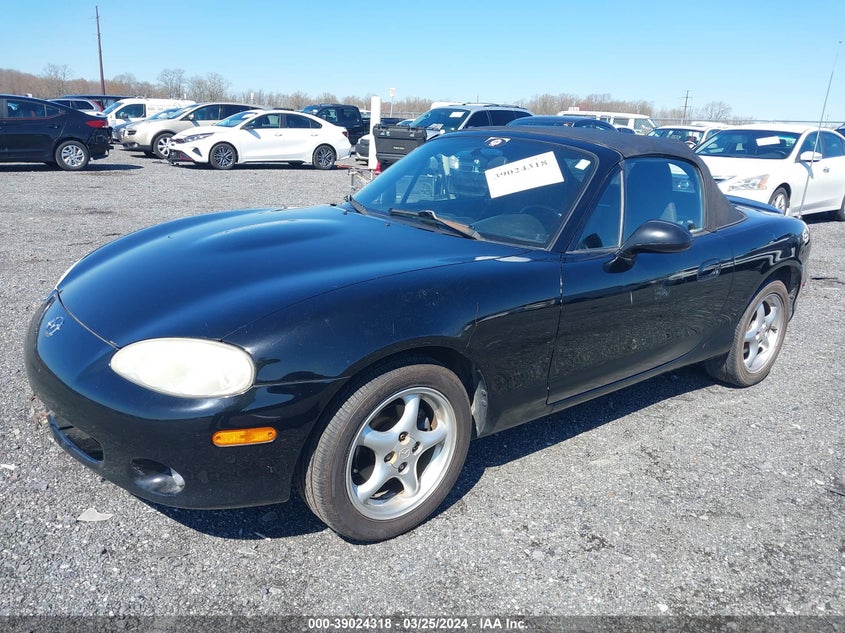 2002 Mazda Mx-5 Miata Ls VIN: JM1NB353720231663 Lot: 39024318