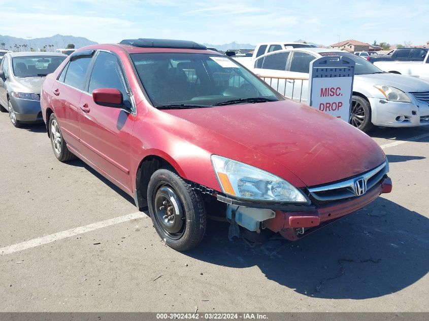 2007 Honda Accord 2.4 Ex VIN: 1HGCM56787A221967 Lot: 39024342