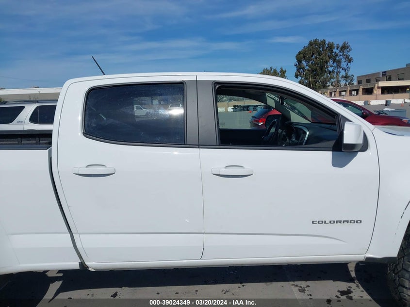 VIN 1GCGTCEN3M1290505 2021 CHEVROLET COLORADO 4WD  LONG BOX LT