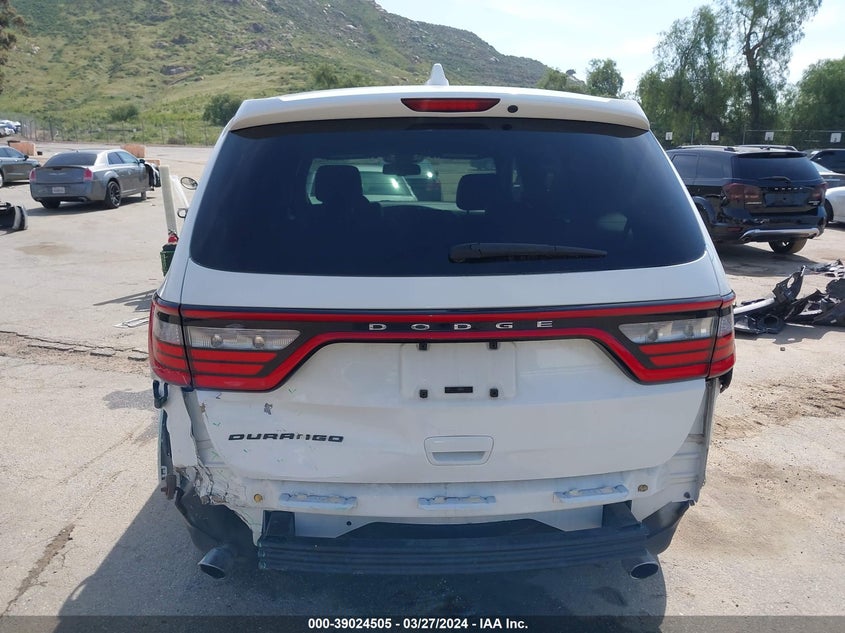 2016 DODGE DURANGO SXT - 1C4RDHAG6GC387183