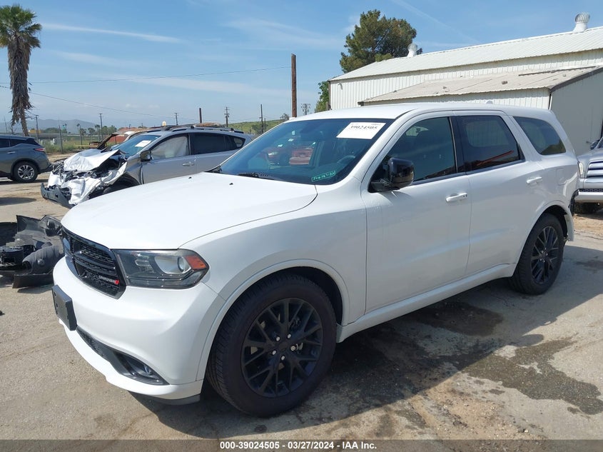 2016 DODGE DURANGO SXT - 1C4RDHAG6GC387183