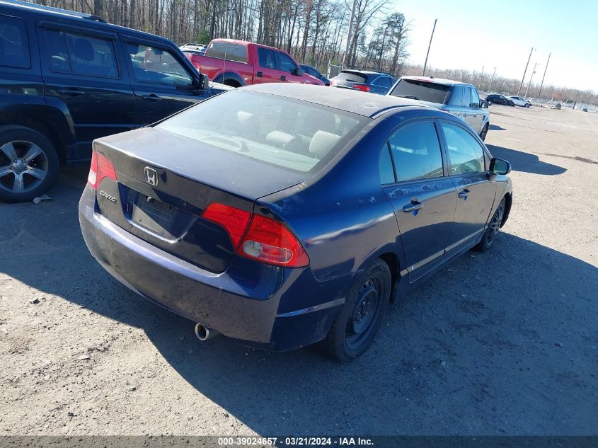 2HGFA16528H520032 | 2008 HONDA CIVIC