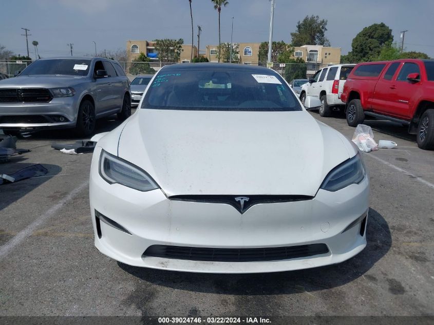 2021 Tesla Model S Long Range Dual Motor All-Wheel Drive VIN: 5YJSA1E55MF428508 Lot: 39024746