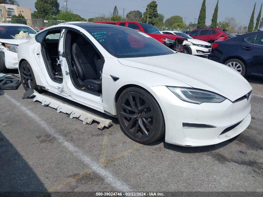 2021 Tesla Model S Long Range Dual Motor All-Wheel Drive VIN: 5YJSA1E55MF428508 Lot: 39024746