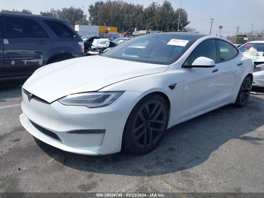 2021 Tesla Model S Long Range Dual Motor All-Wheel Drive VIN: 5YJSA1E55MF428508 Lot: 39024746