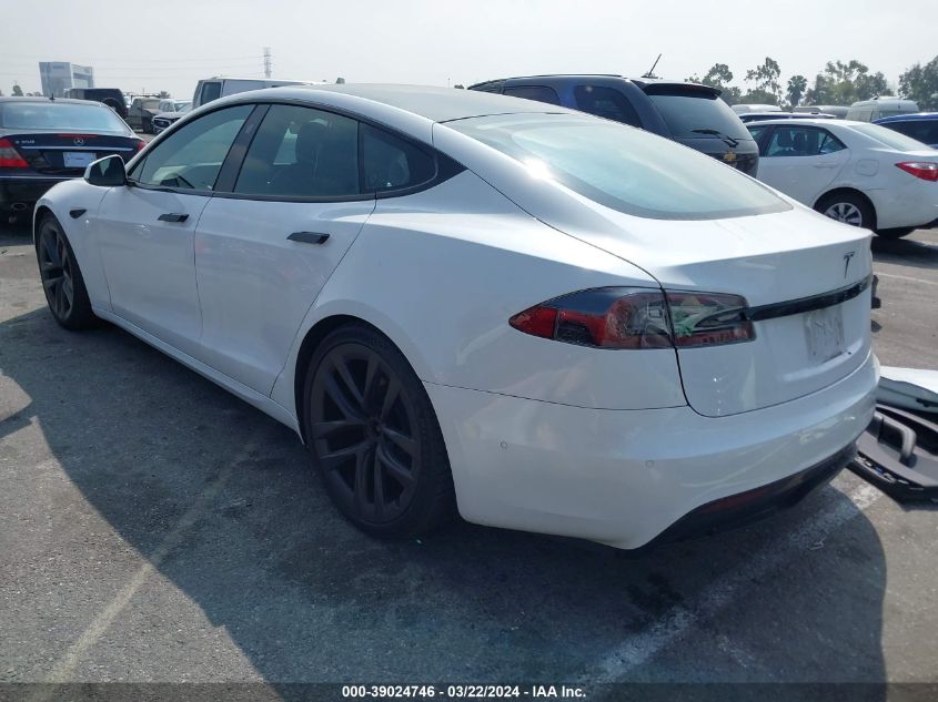 2021 Tesla Model S Long Range Dual Motor All-Wheel Drive VIN: 5YJSA1E55MF428508 Lot: 39024746