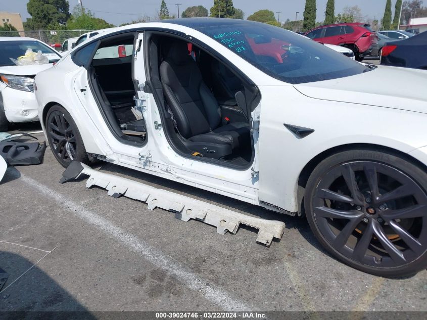 2021 Tesla Model S Long Range Dual Motor All-Wheel Drive VIN: 5YJSA1E55MF428508 Lot: 39024746