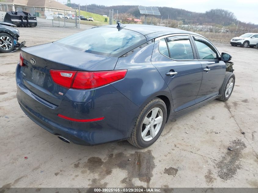 2015 Kia Optima Lx VIN: KNAGM4A77F5570687 Lot: 43418817