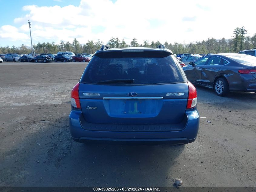 4S4BP62C087363816 | 2008 SUBARU OUTBACK