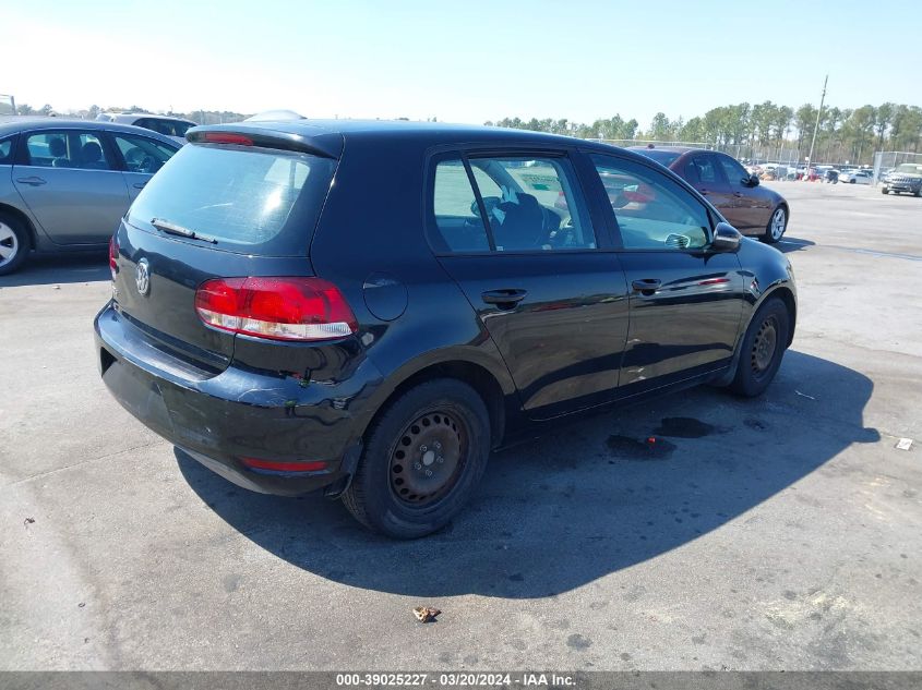 WVWDA7AJXAW314171 2010 Volkswagen Golf 4-Door