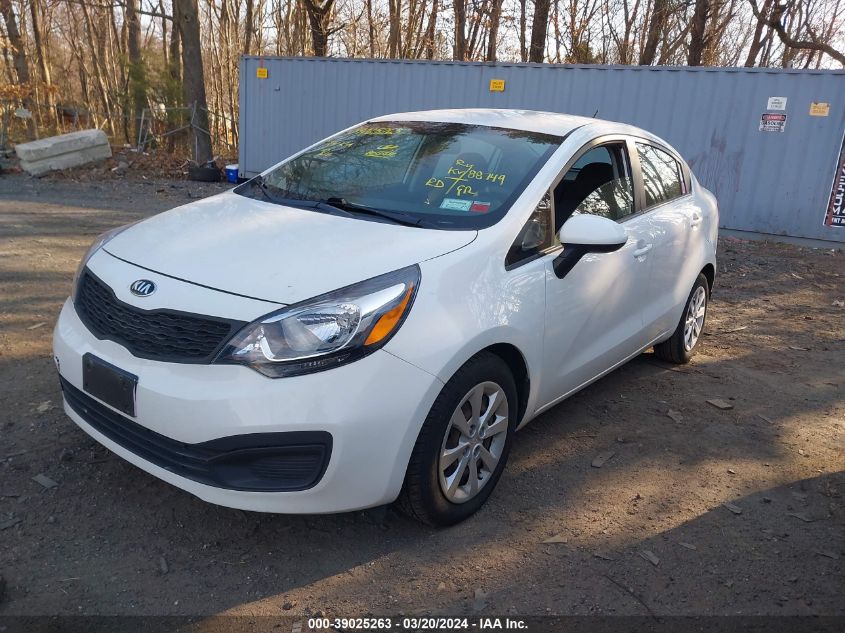 KNADM4A38E6341119 | 2014 KIA RIO