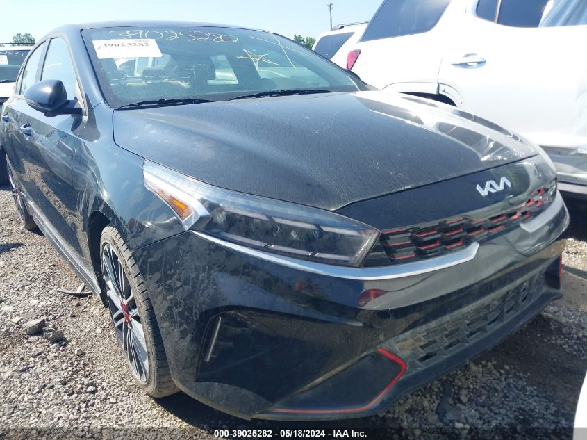 2022 Kia Forte Gt Manual VIN: 3KPF44AC2NE483049 Lot: 39025282