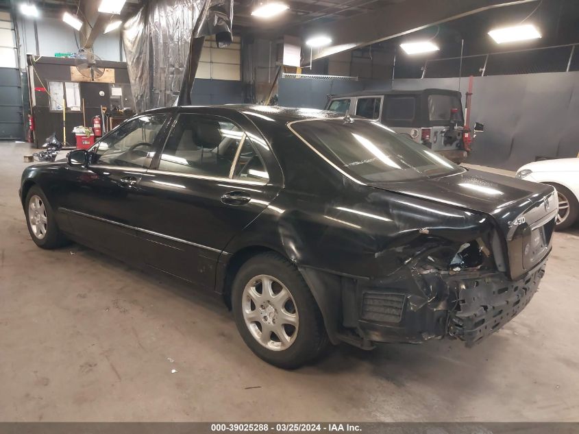 2002 Mercedes-Benz S 430 VIN: WDBNG70J42A258763 Lot: 39025288