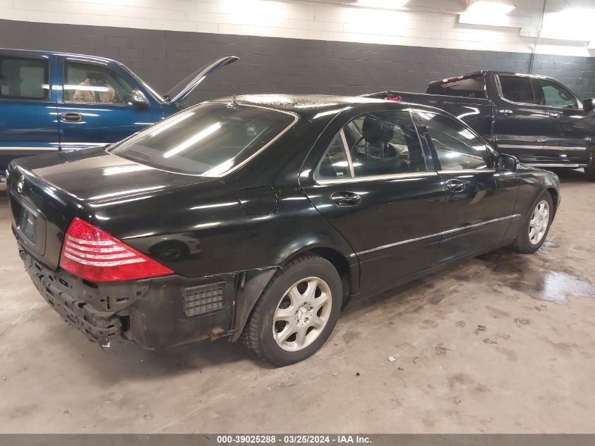 2002 Mercedes-Benz S 430 VIN: WDBNG70J42A258763 Lot: 39025288