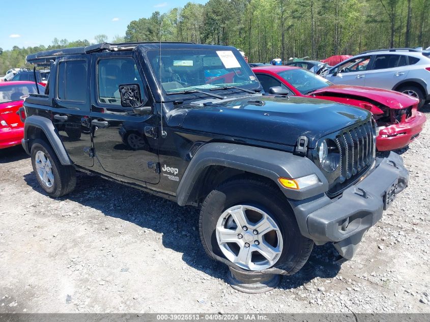 2021 Jeep Wrangler Unlimited Sport S 4X4 VIN: 1C4HJXDN9MW525253 Lot: 39025513