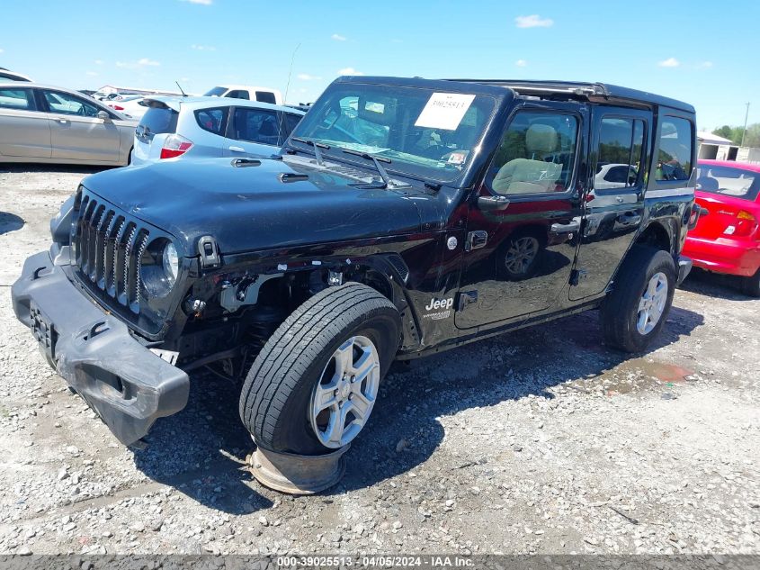 2021 Jeep Wrangler Unlimited Sport S 4X4 VIN: 1C4HJXDN9MW525253 Lot: 39025513