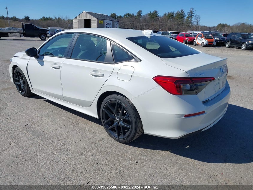 2023 HONDA CIVIC 2.0L I-4 DI, DOHC, V(VIN: 2HGFE2F51PH548574