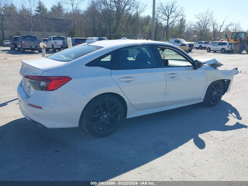 2023 HONDA CIVIC 2.0L I-4 DI, DOHC, V(VIN: 2HGFE2F51PH548574