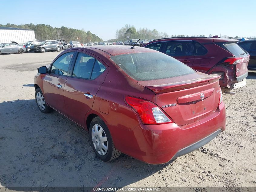 2019 Nissan Versa 1.6 Sv VIN: 3N1CN7AP8KL809550 Lot: 39025613