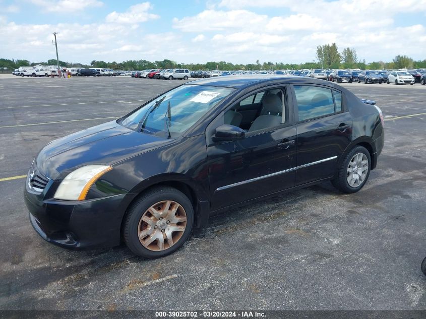 3N1AB6AP4CL624519 | 2012 NISSAN SENTRA