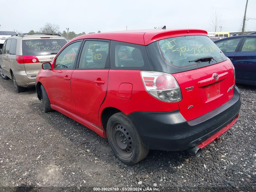2005 Toyota Matrix Xr VIN: 2T1KR32E05C349701 Lot: 39025769