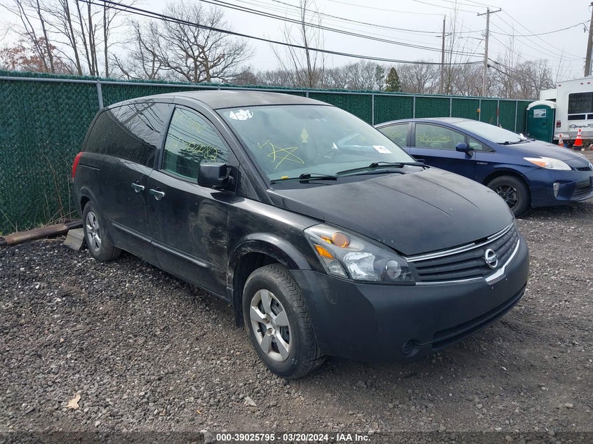 2007 Nissan Quest 3.5 VIN: 5N1BV28U67N113408 Lot: 39025795