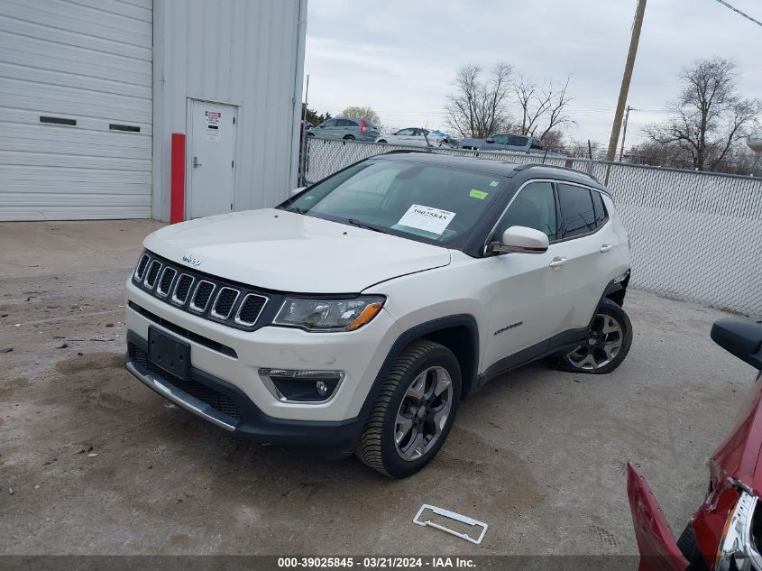 2017 Jeep New Compass Limited 4X4 VIN: 3C4NJDCB9HT640052 Lot: 39025845