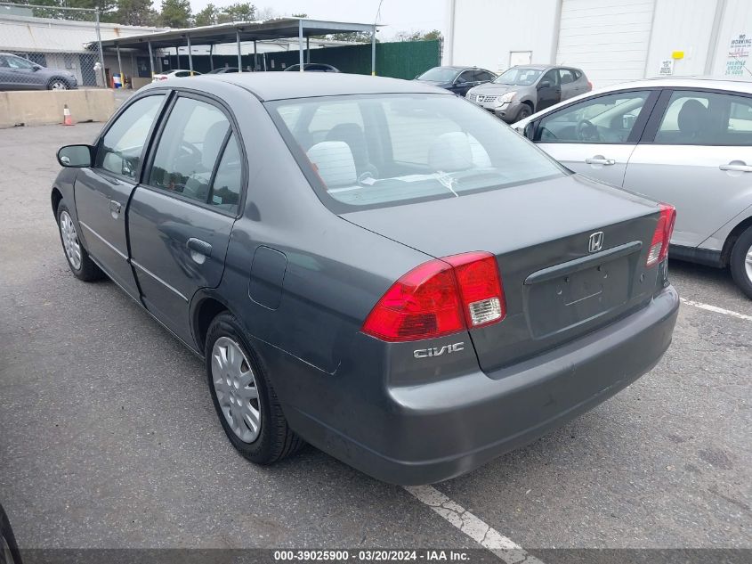 2HGES16644H521775 | 2004 HONDA CIVIC