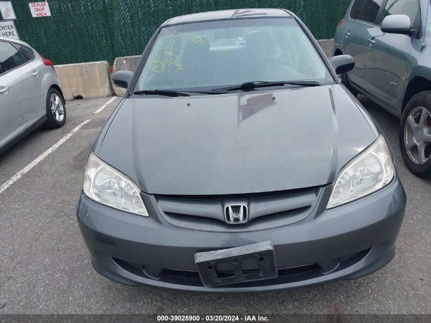 2HGES16644H521775 | 2004 HONDA CIVIC