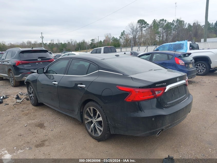 VIN 1N4AA6AP1HC361706 2017 NISSAN MAXIMA 3.5S/SV/SL/SR/PLAT
