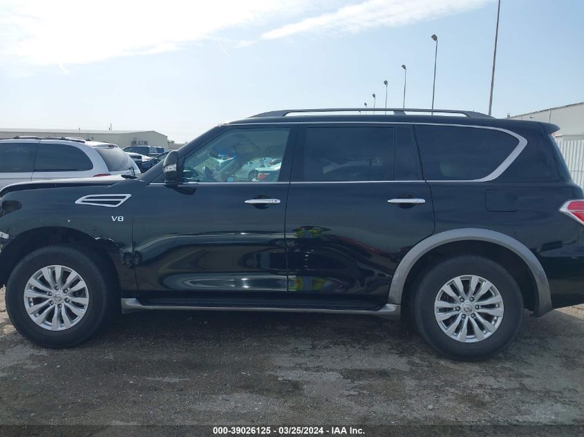 2017 Nissan Armada Sv VIN: JN8AY2ND7H9007513 Lot: 39775511