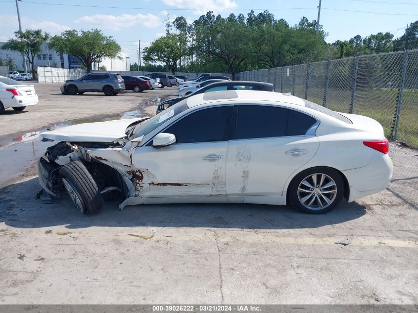 2017 Infiniti Q50 2.0T Premium VIN: JN1CV7AR1HM682771 Lot: 39026222