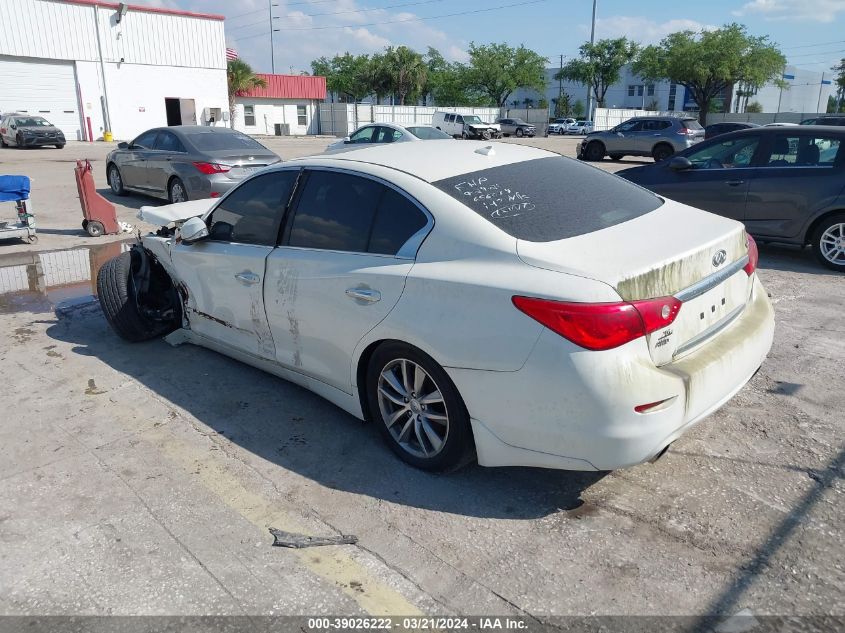 2017 Infiniti Q50 2.0T Premium VIN: JN1CV7AR1HM682771 Lot: 39026222