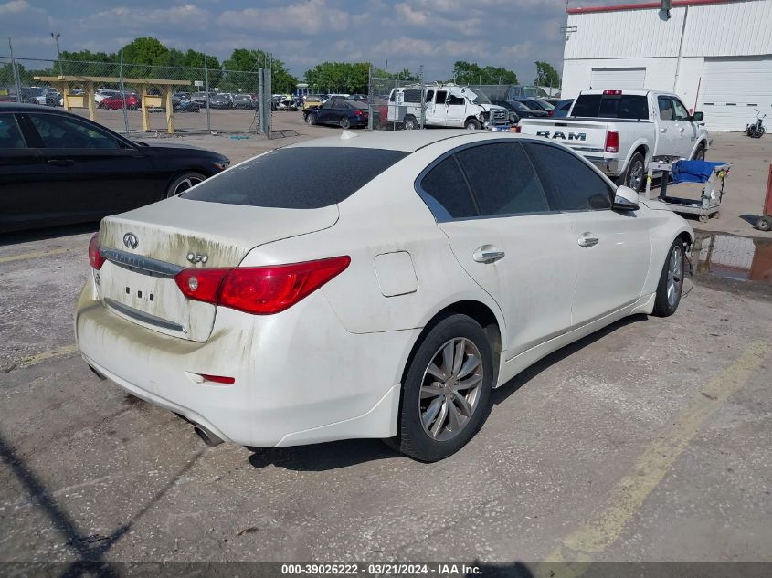 2017 Infiniti Q50 2.0T Premium VIN: JN1CV7AR1HM682771 Lot: 39026222