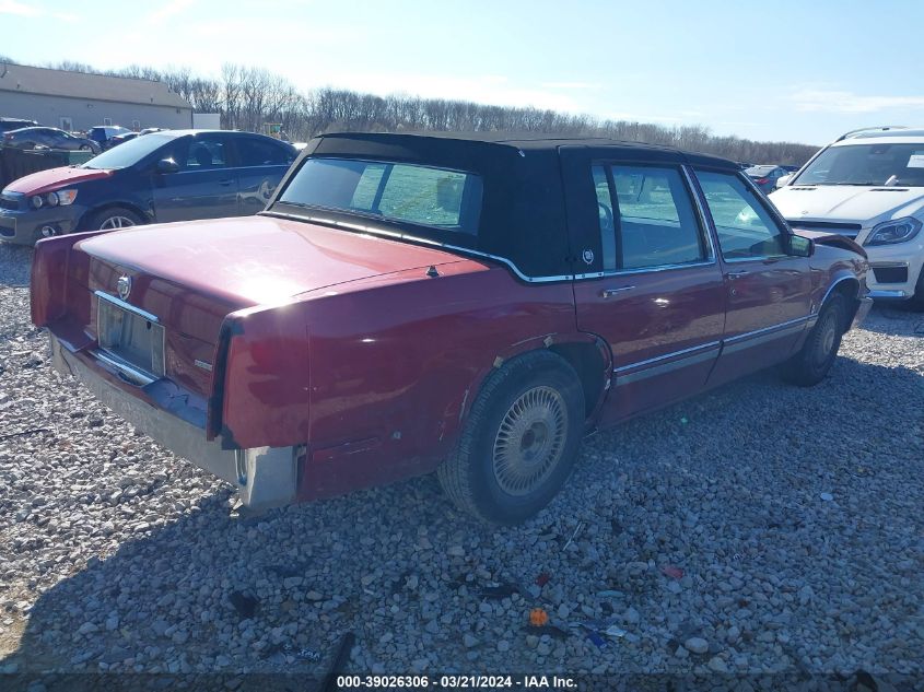 1993 Cadillac Deville VIN: 1G6CD53B8P4330101 Lot: 39026306