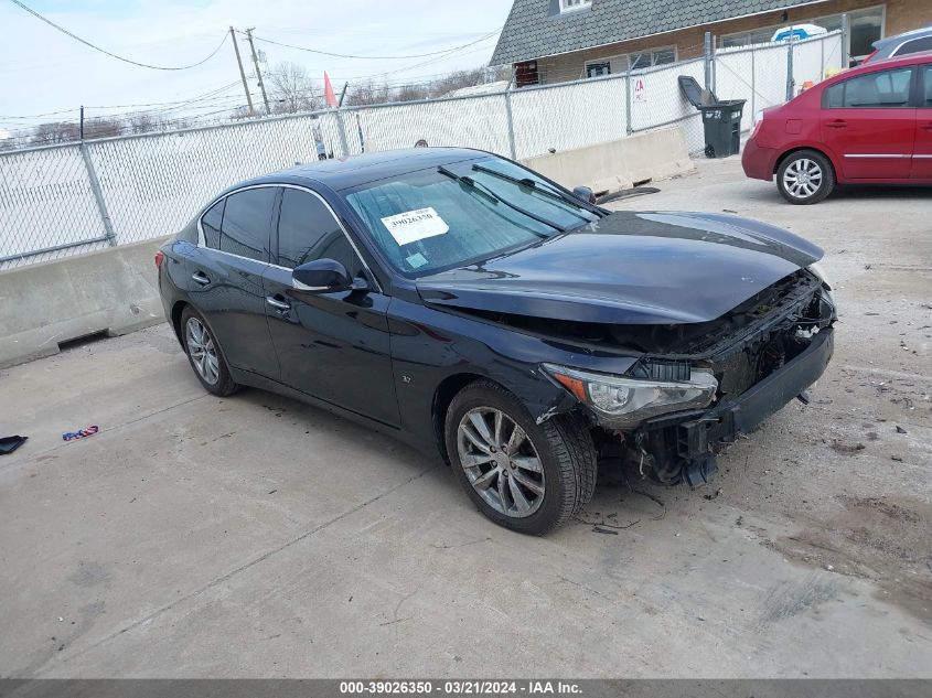 2014 Infiniti Q50 Premium VIN: JN1BV7AR7EM692521 Lot: 39026350