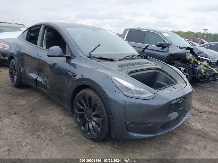 2023 TESLA MODEL Y AWD/PERFORMANCE DUAL MOTOR ALL-WHEEL DRIVE - 7SAYGDEF3PF701214