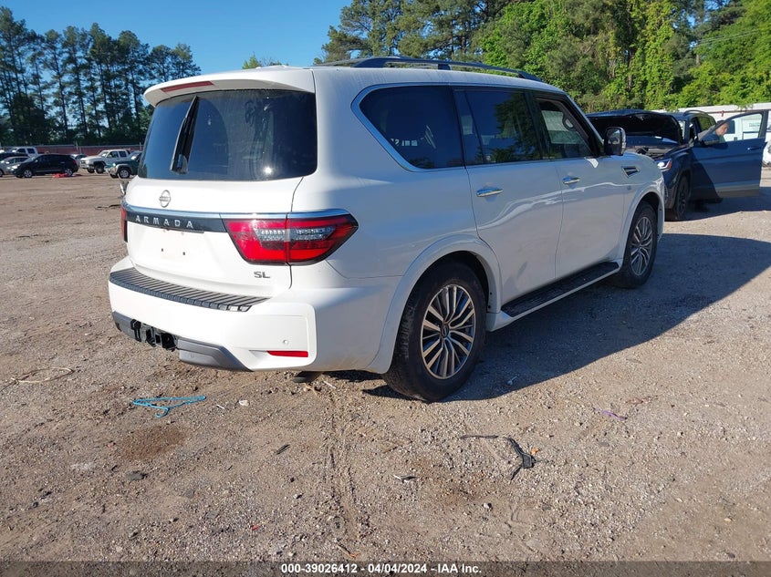 2021 Nissan Armada Sl 2Wd VIN: JN8AY2BCXM9147139 Lot: 39026412